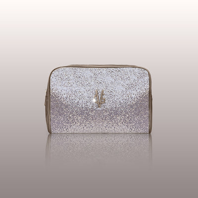 FIRST LOVE COLLECTION - Beauty case glitter cipria scuro