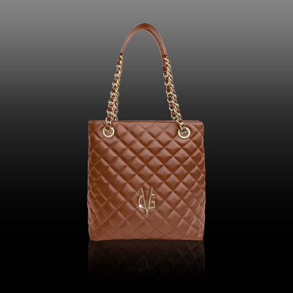 VG City Shopper trapuntata cuoio