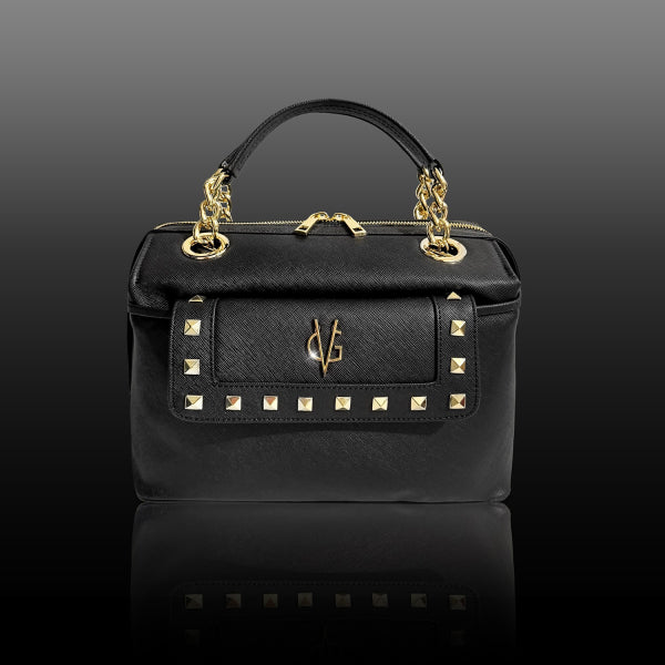 VG Bauletto saffiano medio nero