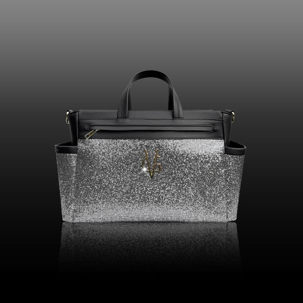 FIRST LOVE COLLECTION - Borsa passeggino glitter grigio
